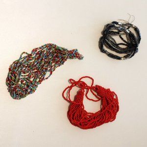 Multi Strand Seed Bead Bracelets Tiny Collection